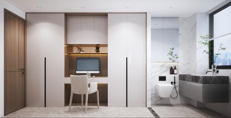 Study room 3ds max vray interior scene model 0018