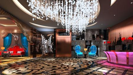 Karaoke hall 3ds max vray interior scene model 004