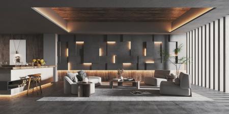 living room 3ds max vray interior scene model 0016