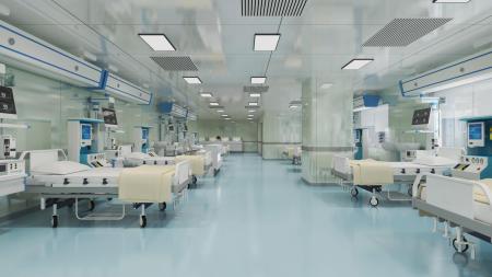Hospital word 3ds max vray interior scene model 00