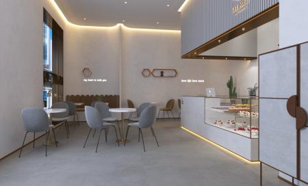 Coffee shop 3ds max vray interior scene model 0049