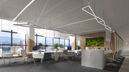Office 3ds max vray interior scene model 0027