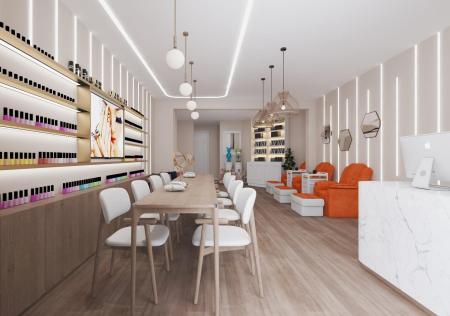 Nail salon 3ds max vray interior scene model 0014